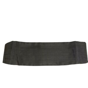 Vintage Wembley Black Pleated Cummerbund Crossover Bow Tie Set Formal Boxed